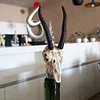 Antelope Horn Skull Wine Stopper Creative Home Decoration Red Wine Bottle Stopper Buffalo Stopper Ornaments Simulation Jagermeister