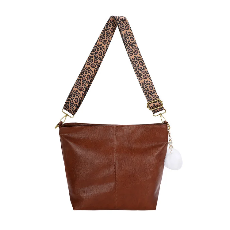 Casual Soft Leather Large Capacity Shoulder Bag 