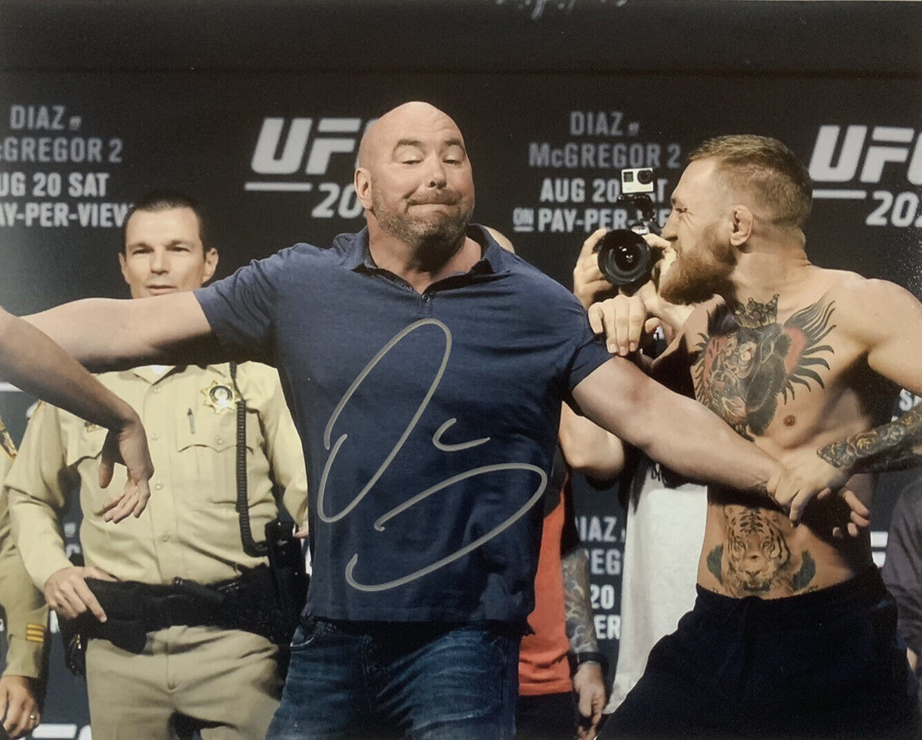 DANA WHITE HAND SIGNED 8x10 Photo Poster painting UFC OWNER AUTHENTIC AUTOGRAPH RARE COA