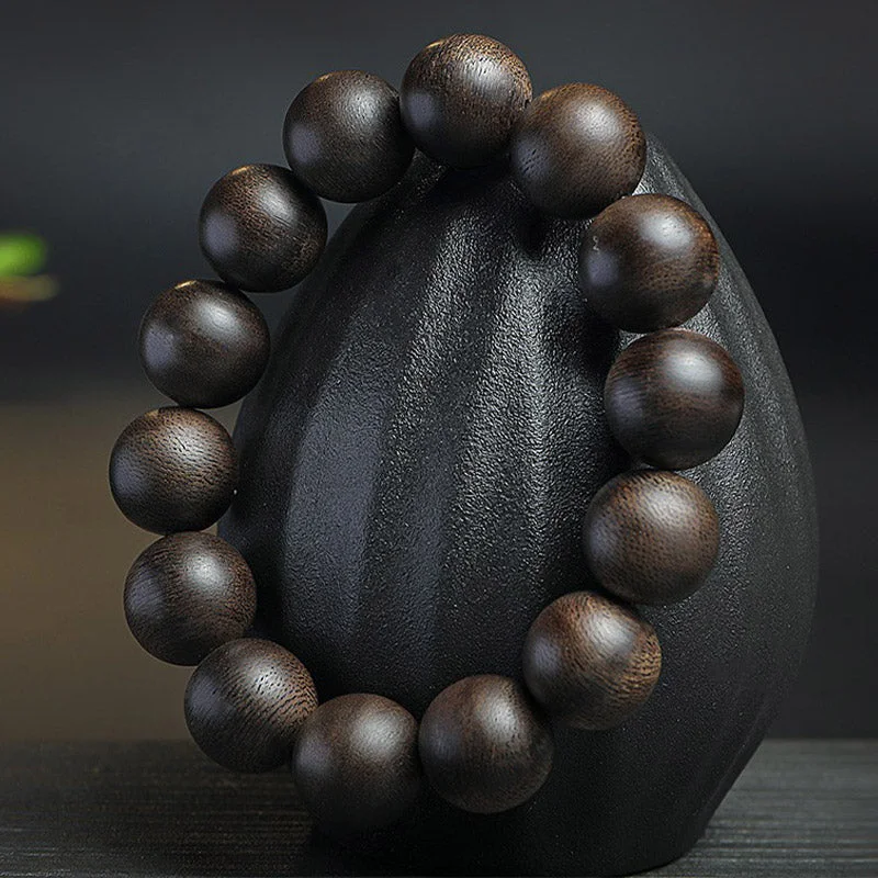 108 Mala Beads Agarwood Peace Strength Calm Bracelet