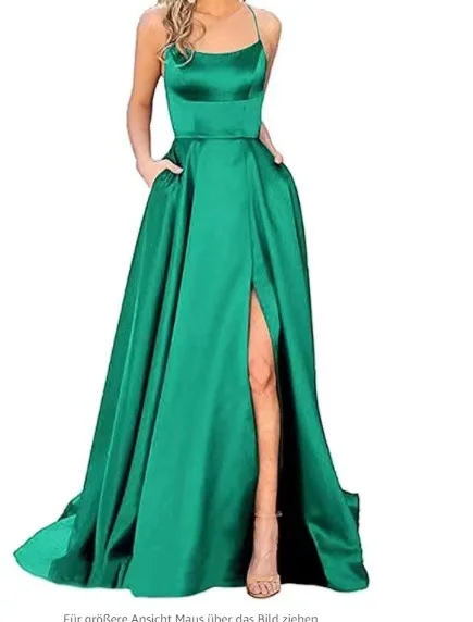 Uveng Uveng Solid-Color Bridesmaids Wear Long Dresses With Thin Shoulders And Girlfriend Fashion Bridesmaids Evening Dress