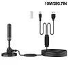 Digital TV Antenna Indoor TV Antenna High Gain Amplified HDTV Antenna (10m)