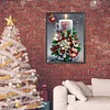 Bougie Ambiance De No&euml;l-Peinture Diamant De Forme Sp&eacute;ciale-30*40CM