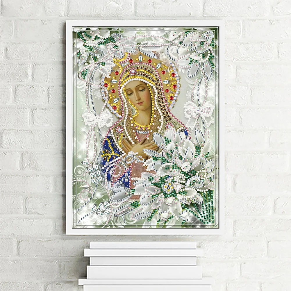 Diamond Painting - Partial Special Shaped Drill - Religion(25*30cm)