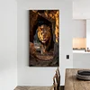Diamond Painting-DIY Full Round Drill Lion(70*40 CM)