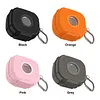 For  Powerbeats Fit BT Earphone Protective Cover with Bracket & Metal Carabiner Shockproof TPU Protective Sleeve Anti-Scratch Dustproof BT Earbuds Case for Outdoor Travel Camping