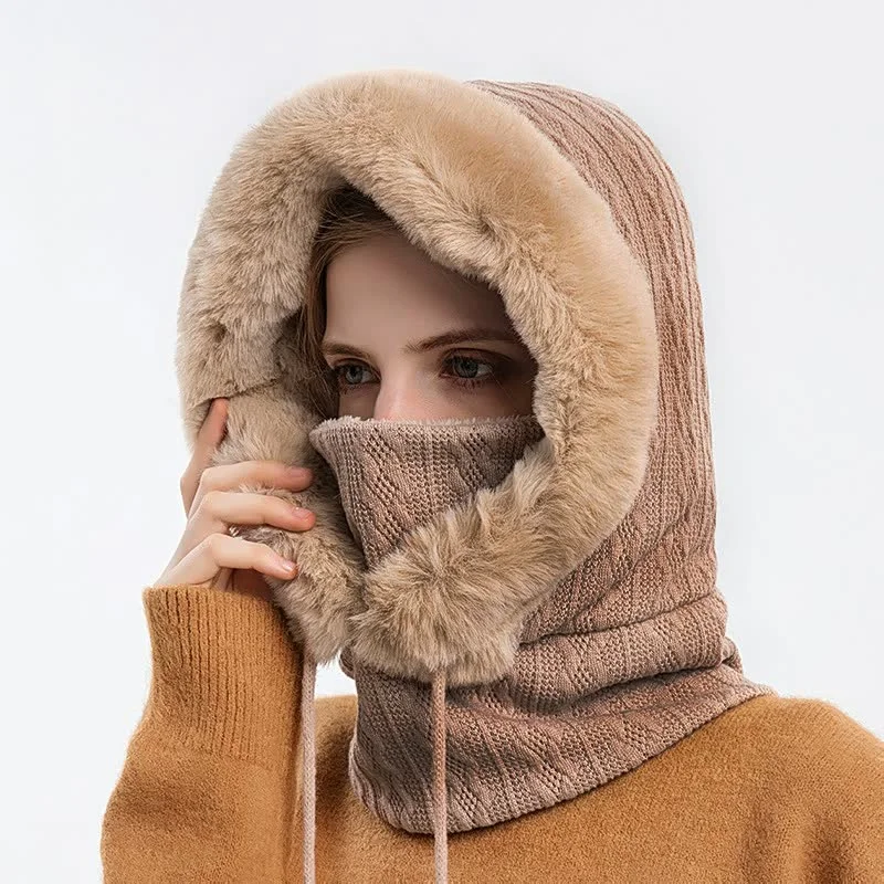 Warm Fashion Scarf Hoodie