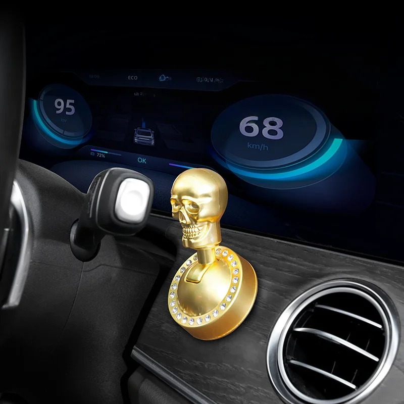 Skull car keyless start lever