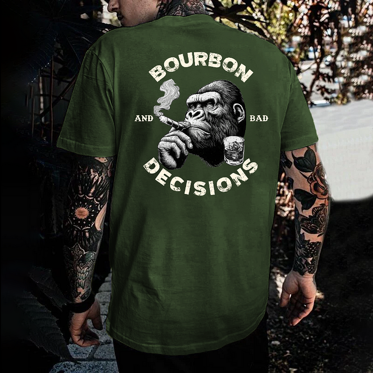 Bourbon And Bad Decisions T-shirt
