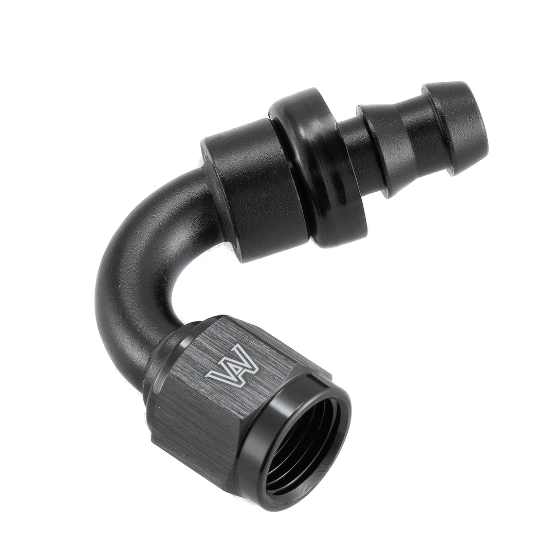 Alloyworks Aluminum 6AN 120° Push-On Hose End fittings Push Lock