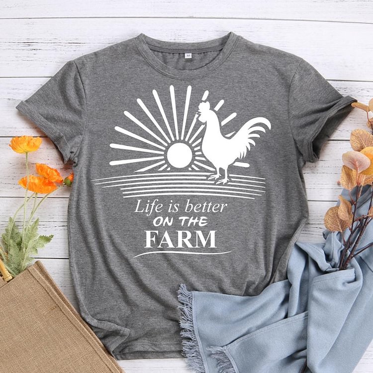 ANB - Life is better on the Farm Retro Tee -04052
