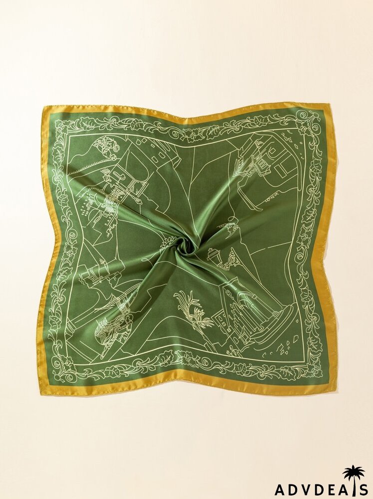 Building Print Bandana