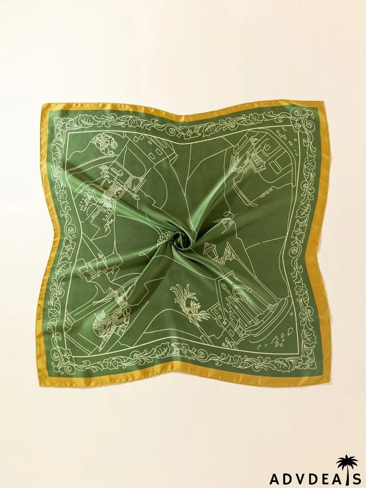 Building Print Bandana