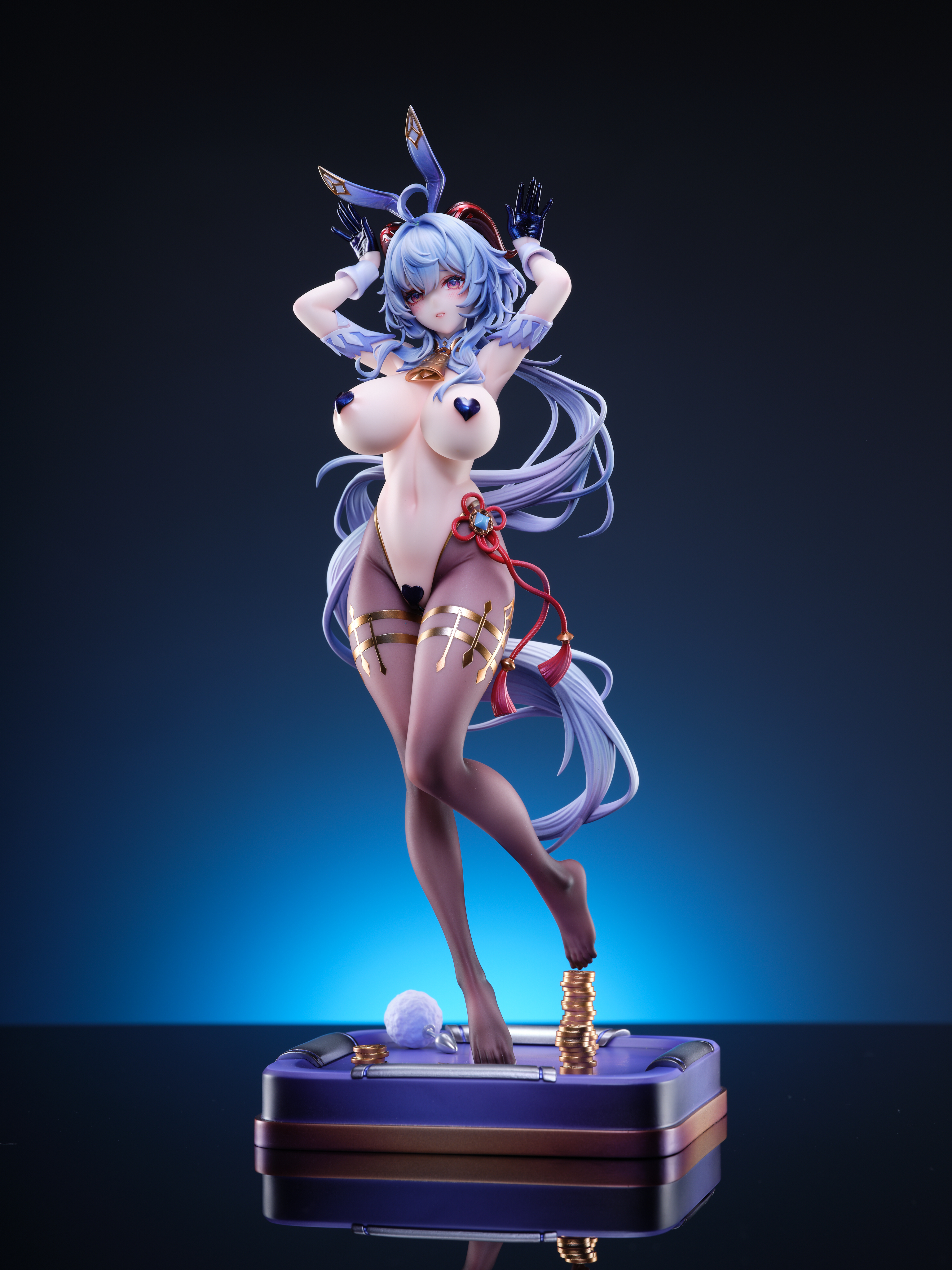 Genius Bee Studio - Ganyu Rabbit Ears Genshin Impact  1/6 & 1/4 Scale Statue(GK)-