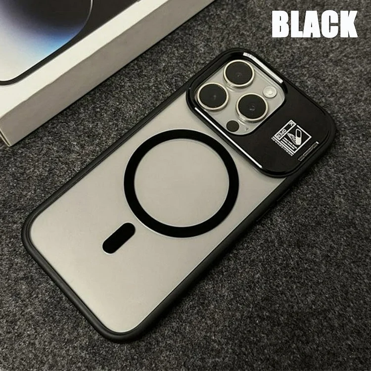 Suitable For iPhon15 Series Lens Invisible Multi-Dimensional Bracket Magnetic Phone Case