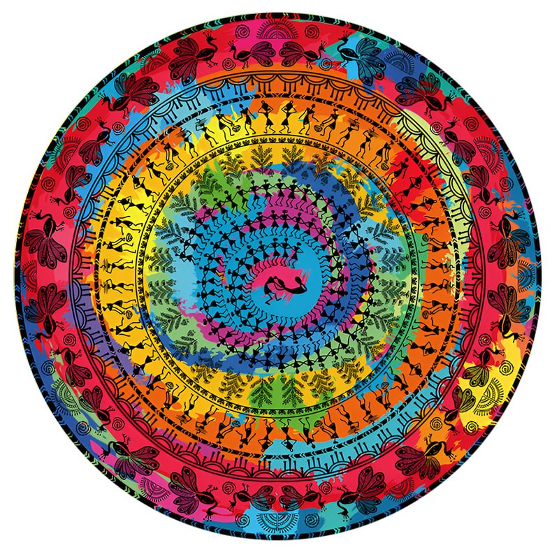 Ericpuzzle™ Ericpuzzle™ Mayan Mandala Wooden Puzzle