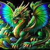 Diamond Painting-DIY Full Round Drill Dragon