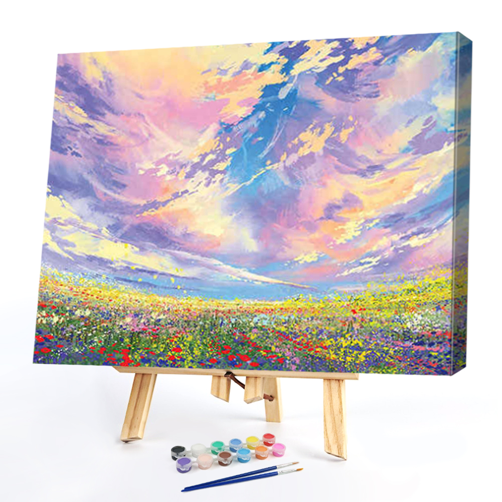 

40*50CM Paint By Numbers-Flower Field, 501 Original