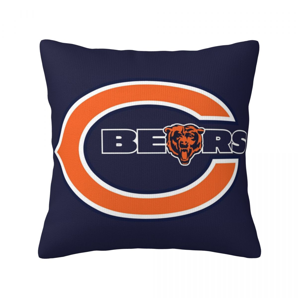 Chicago Bears Dark Blue Short Plush Cushion for Home Decor