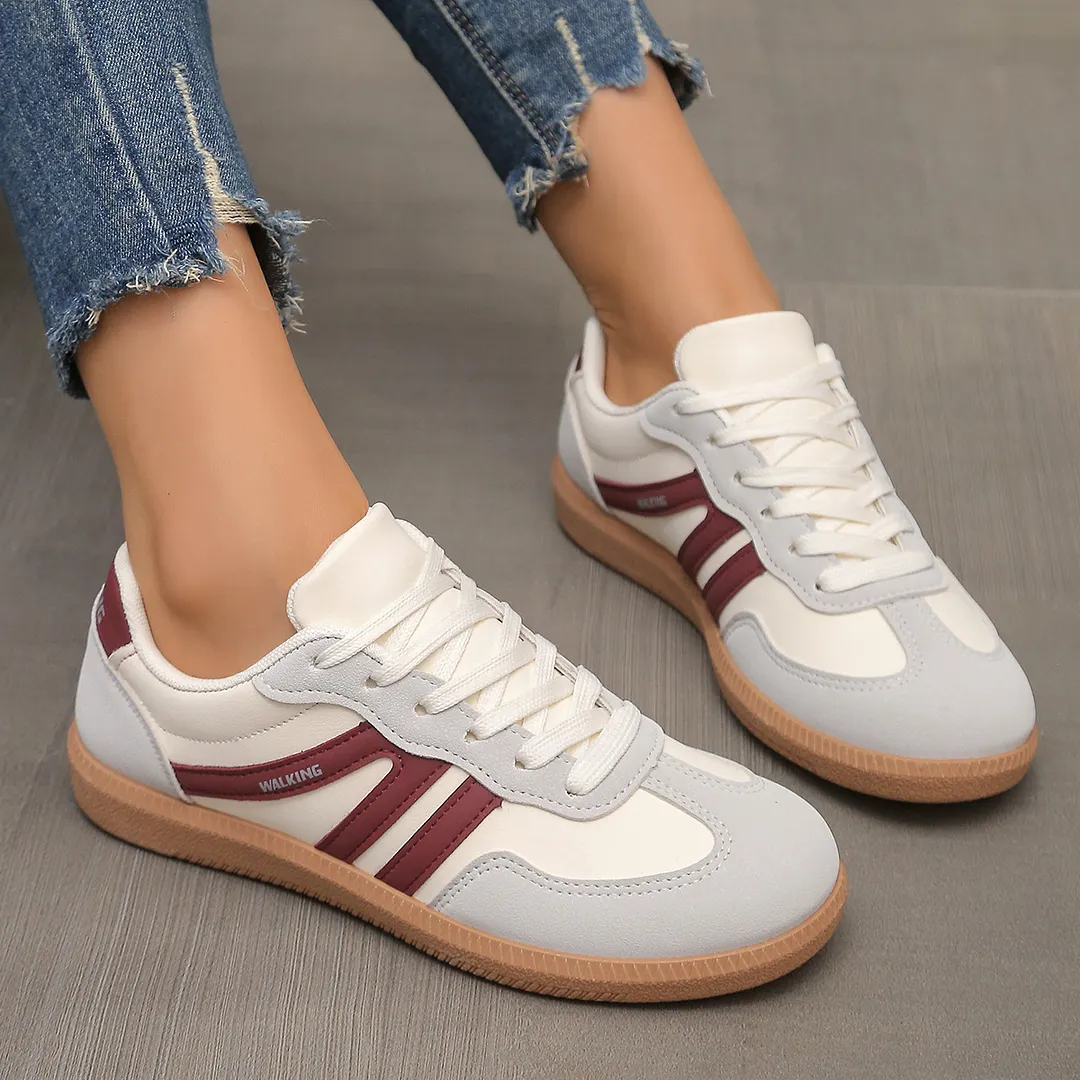 Breakj Breakj Women's 2025 New German Training Shoes Women's Retro Color Tie Single Shoes Women