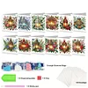 12Pcs Night Light DIY Diamond Painting Greeting Card Kit for Adults Gifts