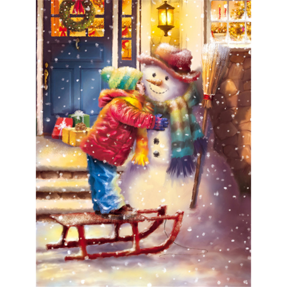

Children Christmas - Round Drill Diamond Painting - 30*40CM, 501 Original