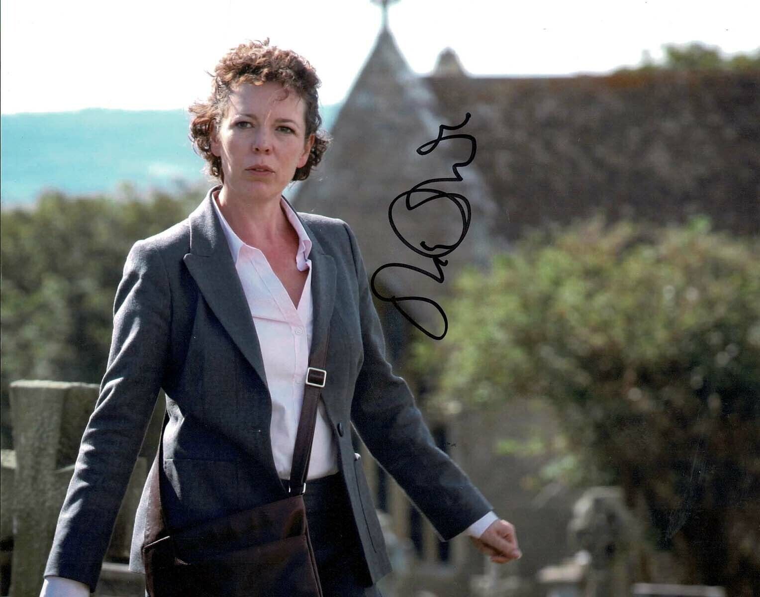 Olivia COLMAN Signed Autograph Photo Poster painting English Actress AFTAL COA Broadchurch T