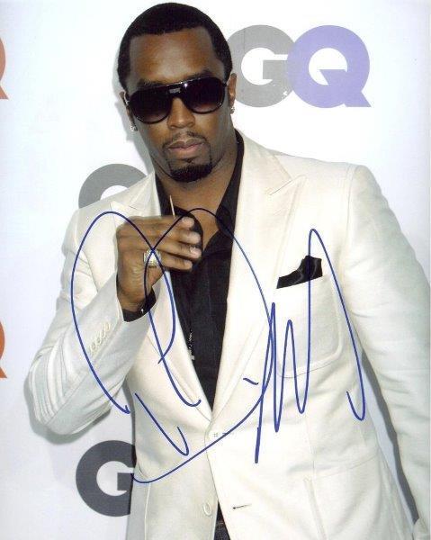 REPRINT - P DIDDY PUFF Autographed Signed 8 x 10 Glossy Photo Poster painting Poster RP