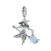 925 Sterling Silver Luminous Elf Witch Pendant