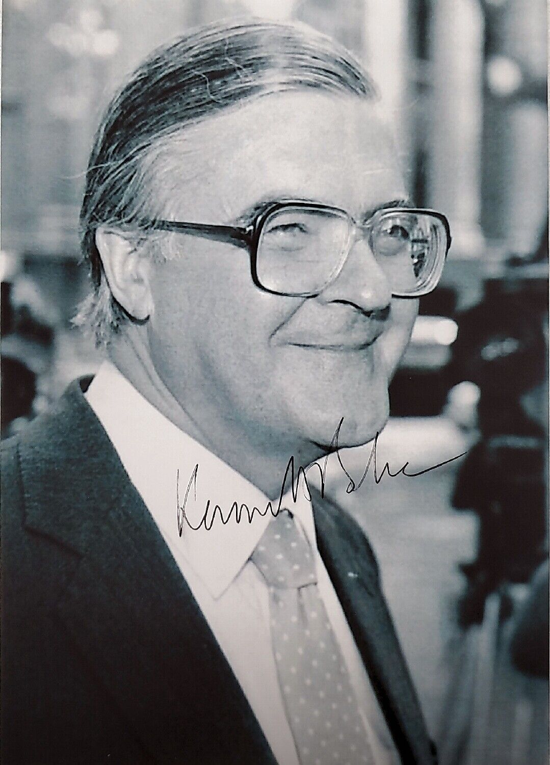 Kenneth Baker Hand Signed Autograph Photo Poster painting Lord Baker Conservative MP UK