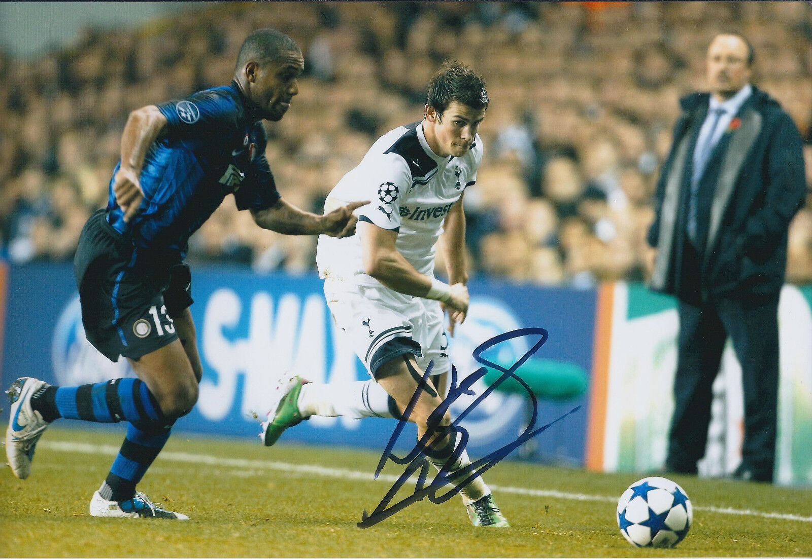 Gareth BALE SIGNED Autograph 12x8 Photo Poster painting AFTAL COA Record TRANSFER Fee In Person