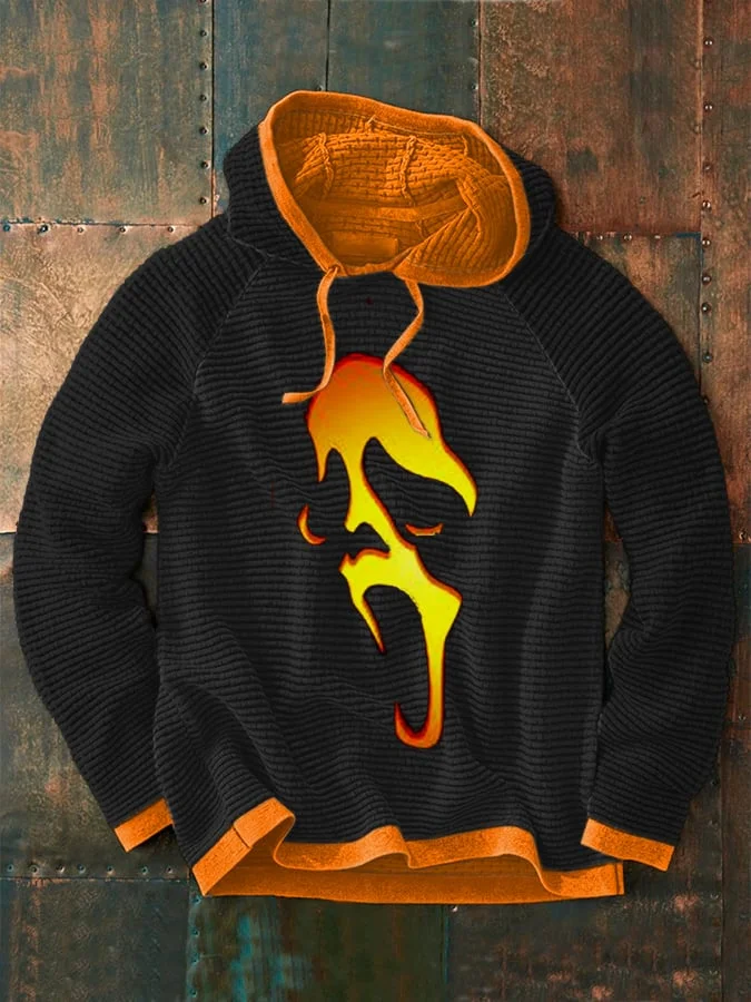 Men's Halloween Print Casual Sweatshirt