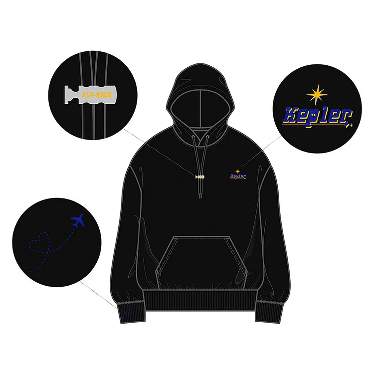 Kep1er Japan Concert 2024 FLY-HIGH Logo Hoodie