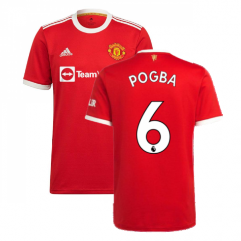 Maillot Manchester United Paul Pogba 6 Domicile 2021/22