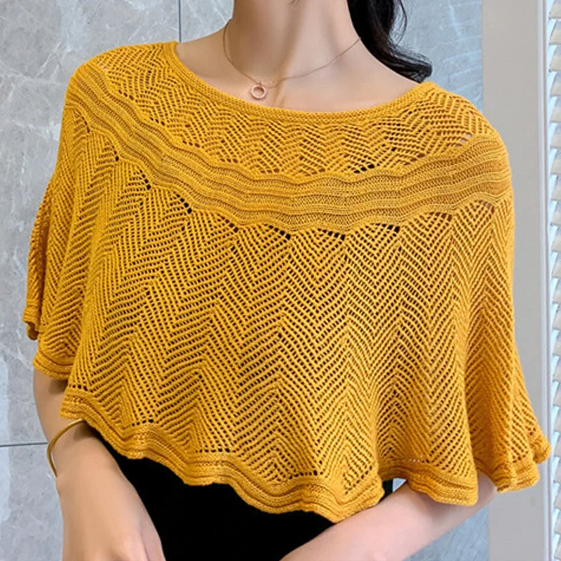 Knitted Sunproof Shawl