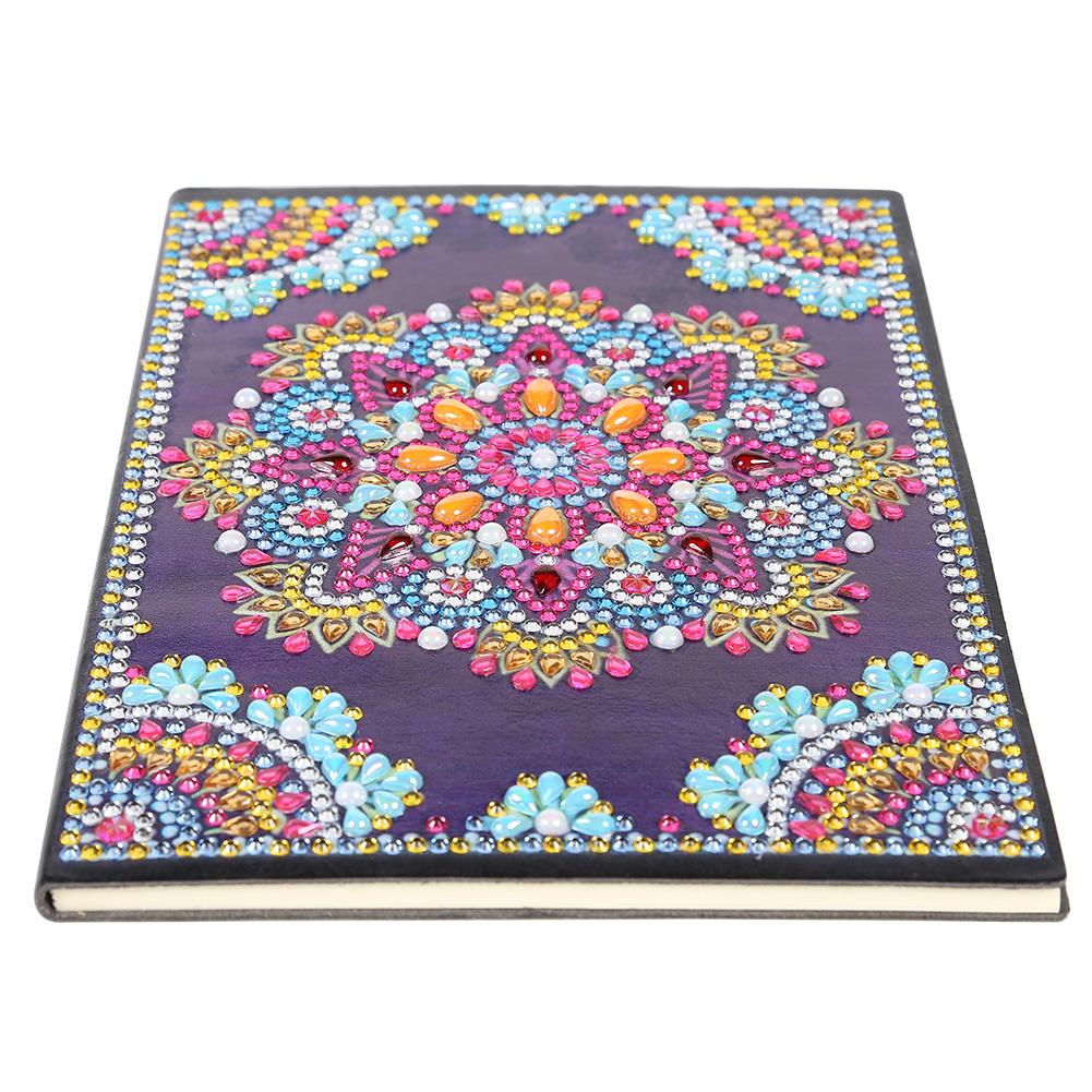 

Mandala-DIY Creative Diamond 50 Pages A5 Notebook, 501 Original
