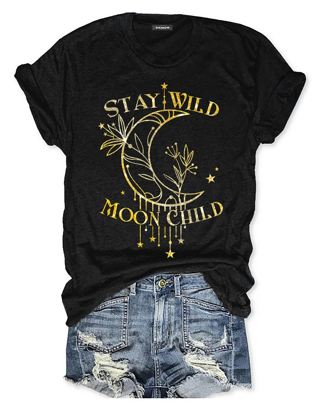 Sparkle Stay Wild Moon Child T-shirt