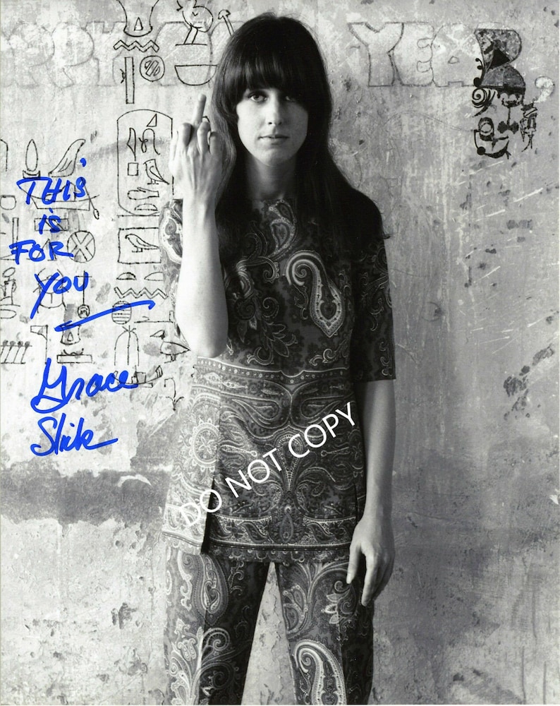 GRACE SLICK Starship 8 x10 20x25 cm Autographed Hand Signed Photo Poster painting