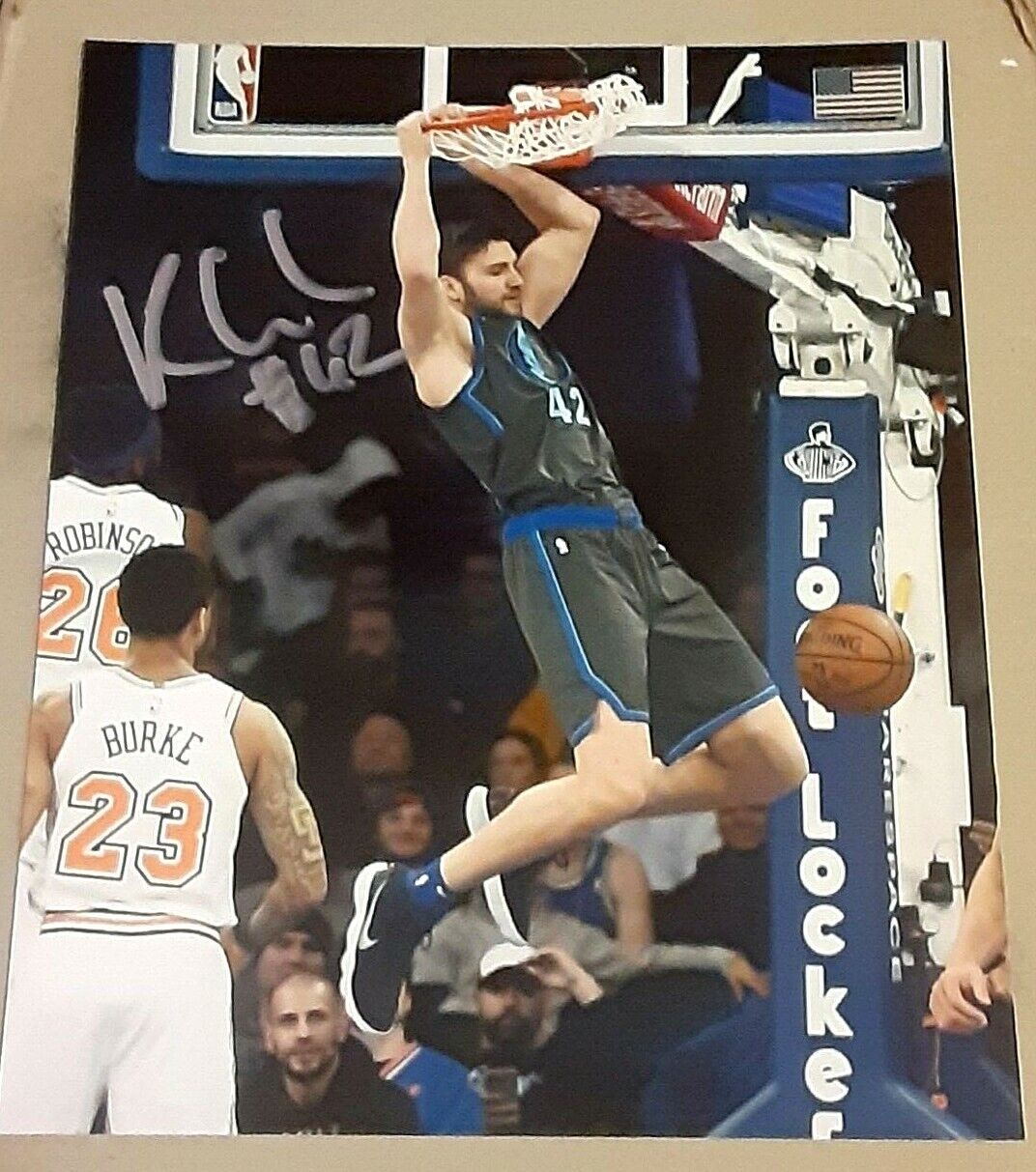 Max Kleber Dallas Mavericks SIGNED AUTOGRAPHED 8x10 Photo Poster painting COA Germany Basketball