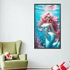 (45*75cm)Mermaid - Round AB Drill Diamond Painting