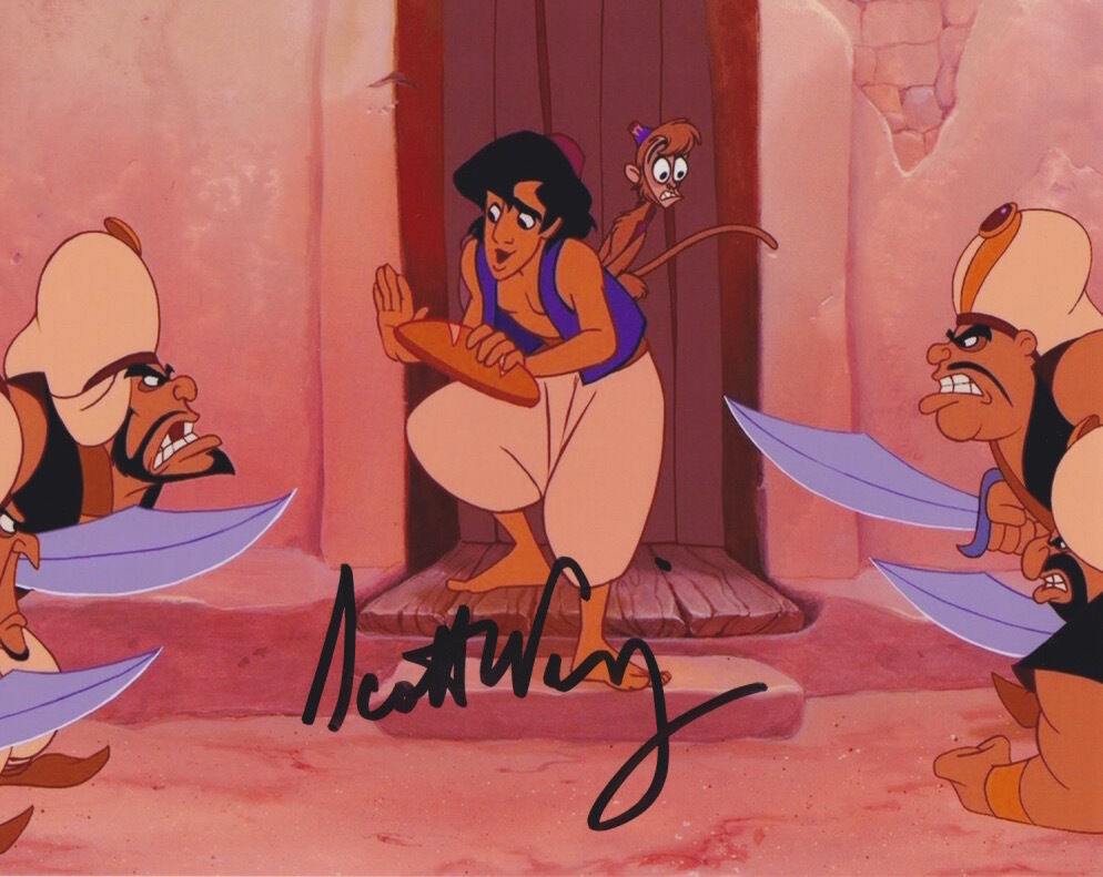 Scott Weinger (Aladdin) signed authentic 8x10 Photo Poster painting COA