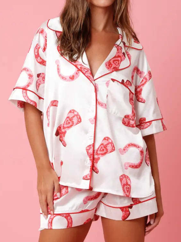 Casual Printed Home Set