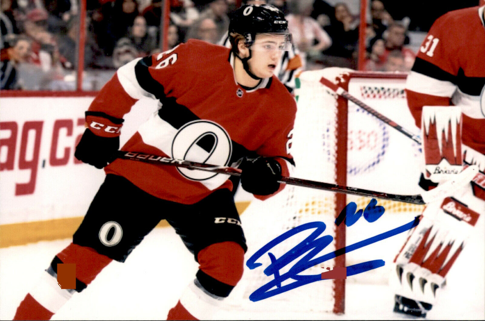 Erik Brannstrom SIGNED autographed 4x6 Photo Poster painting OTTAWA SENATORS #6