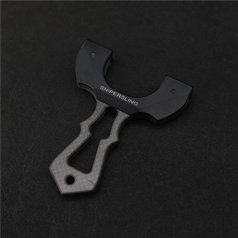 Snipersling Slingshots: S-Mecha Portable Carbon Fiber EDC Slingshot