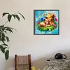 Diamond Painting -DIY Round Drill Cartoon Lions