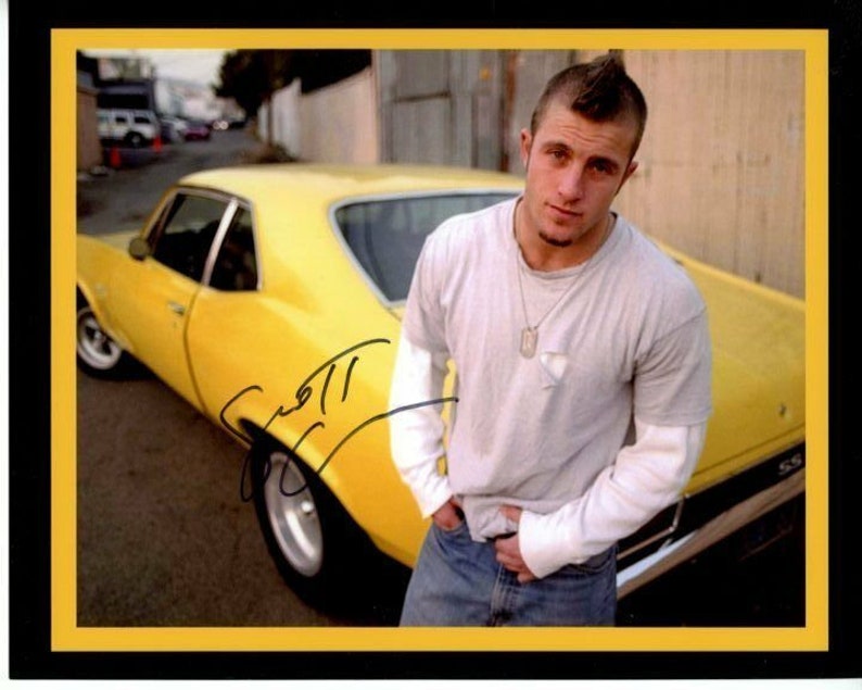 Scott caan signed autographed chevrolet nova ss Photo Poster painting