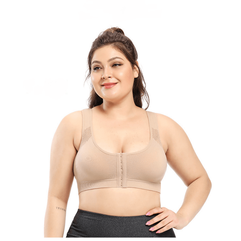  thdmladies Push Up Front Closure Sports Gather Bra thedmladies