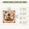 Ghost Streetlight 18CT 2 Strands DIY Stamped Cross Stitch Kit 30x30cm tapestrymarket