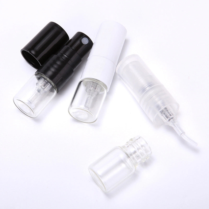 Perfume Sub-bottling 1ml Glass High-end Portable Direct Sample Sub-bottling Artifact Fine Spray Press Empty Bottle