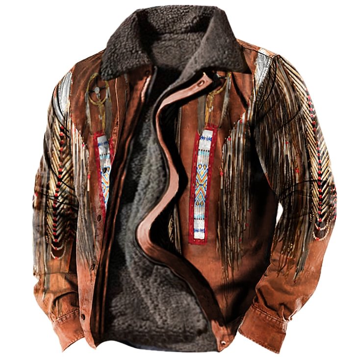 Native American Culture 3D Printed Tactical Jacket